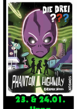 Filmplakat Vorlesung mit Christopher Tauber - Die drei ??? - Phantom Highway