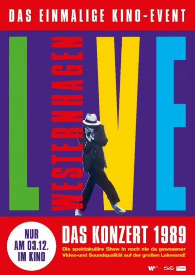 Filmplakat: Westernhagen Live - Das Konzert 1989